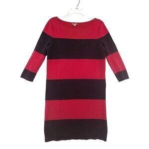 GAP Women's Knit Long Sleeve Sweater Dress Striped Size M